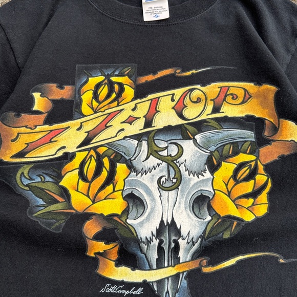 2007 ZZ Top Houston Rodeo Tour Tshirt Size S - Picture 3 of 4